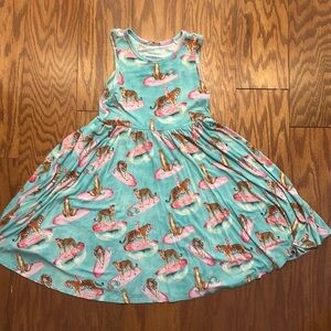 Posh Peanut kids Kimmy sleeveless Twirl dress size 7